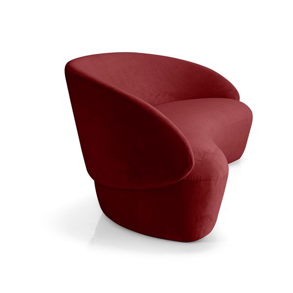 Crvena baršunasta sofa EMKO Naiva, 214 cm-image-3