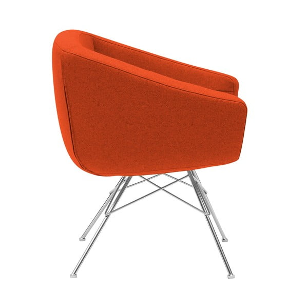 Narančasta fotelja Softline Aiko-image-3