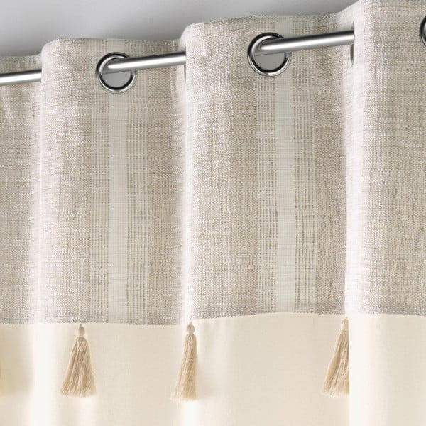 Zavjesa u prirodnoj boji 140x240 cm Island – douceur d'intérieur-image-2