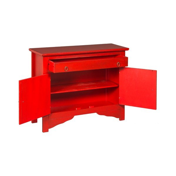 Evergreen House Credenza crvena komoda-image-4