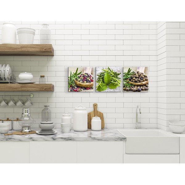 Set od 3 slike Styler Glasspik Set Začini Dos-image-1