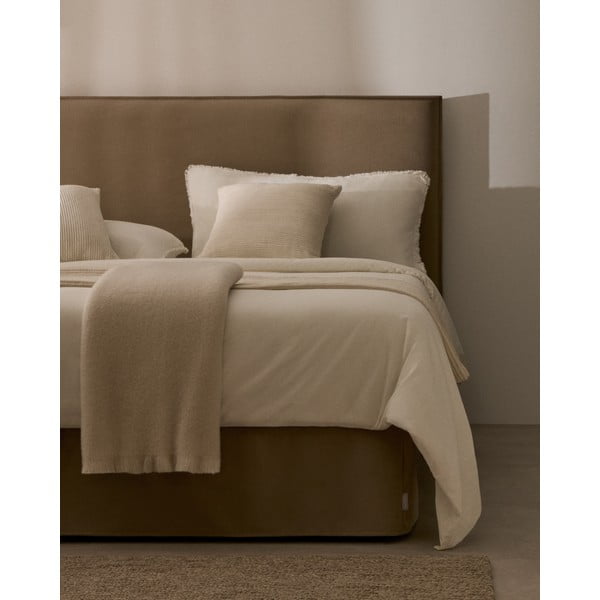 Smeđe-sivo podstavljeno uzglavlje 180x118 cm Jaira – Kave Home-image-2