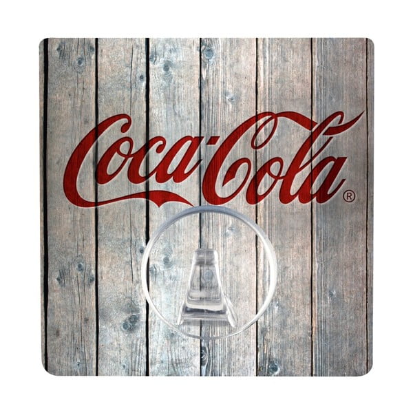 Wenko Static-Loc Coca-Cola Wood samodržeća vješalica