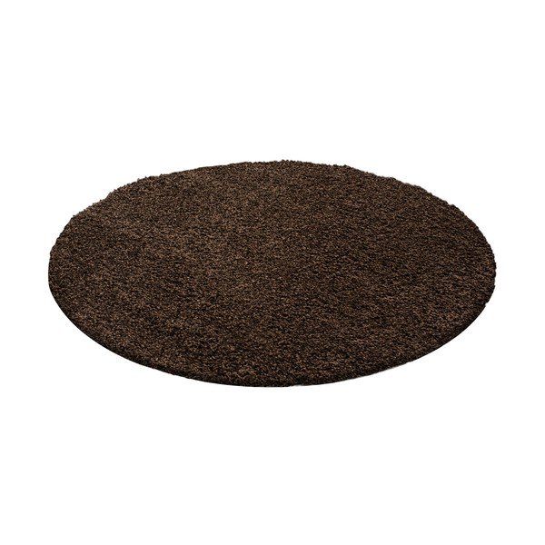 Tamno smeđi okrugao tepih ø 80 cm Life – Ayyildiz Carpets