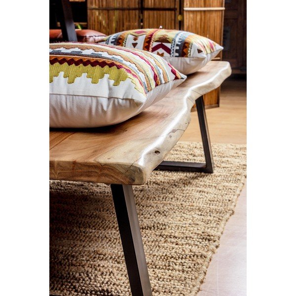 Klupa od masivnog drveta u prirodnoj boji Artur – Bizzotto-image-3