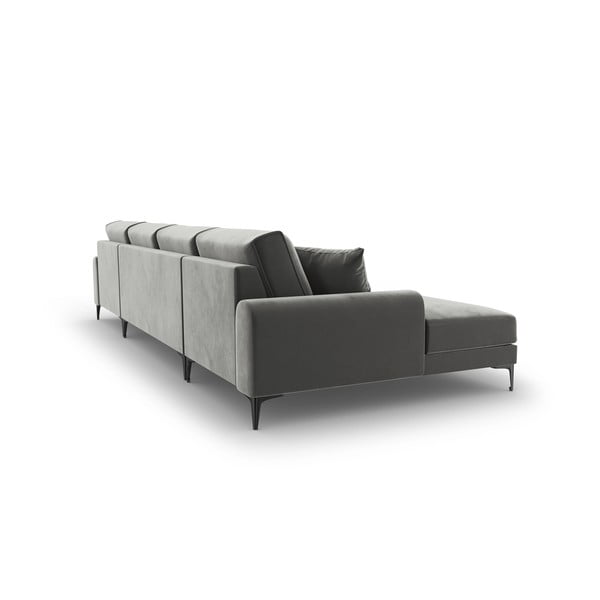 Svijetlosiva garnitura oblika "U" Mazzini Sofas Madara-image-3