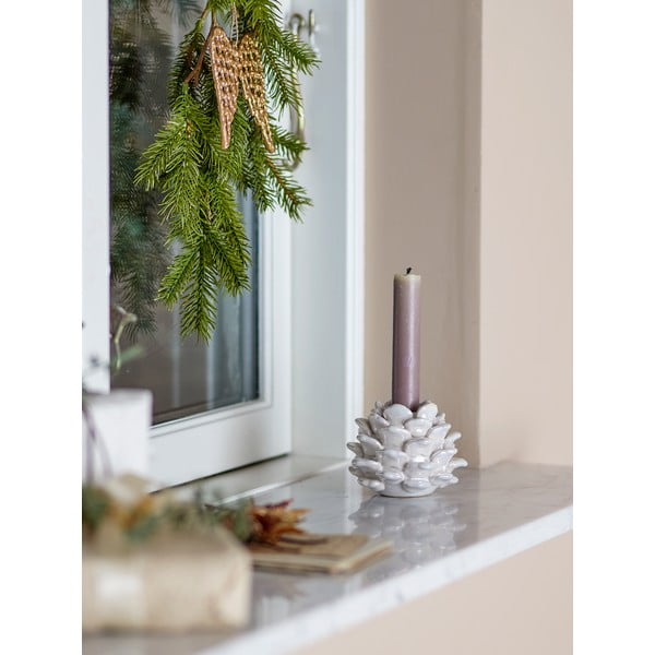 Glineni svijećnjak Pine – Bloomingville-image-1