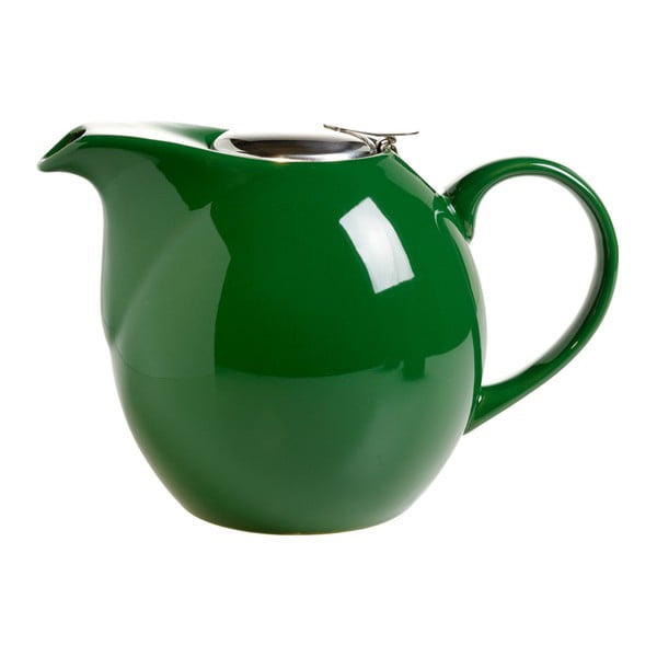 Tamnozeleni zemljani čajnik s cjedilom za čaj Maxwell &amp; Williams Infusions T, 1,5 l