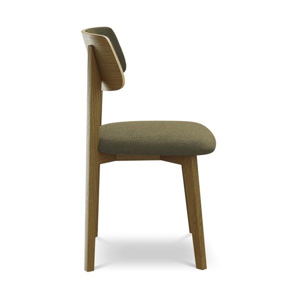 Zelena blagovaonska stolica od masivnog drveta Niu – Makamii-image-2