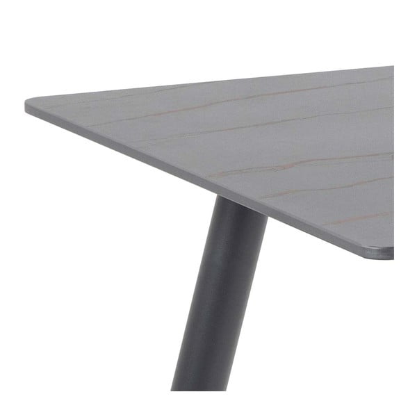 Crni stol s keramičkom pločom Actona Wicklow, 80 x 140 cm-image-4