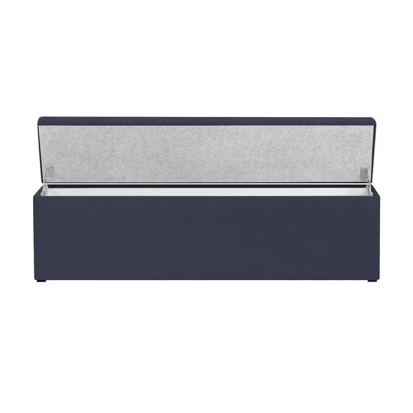 Tamnoplavi otoman s prostorom za odlaganje Cosmopolitan Design LA, 180 x 47 cm-image-4