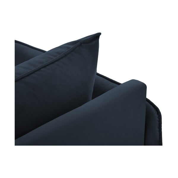 Tamnoplava baršunasta ležaljka (lijevi kut) Vienna - Cosmopolitan Design-image-1