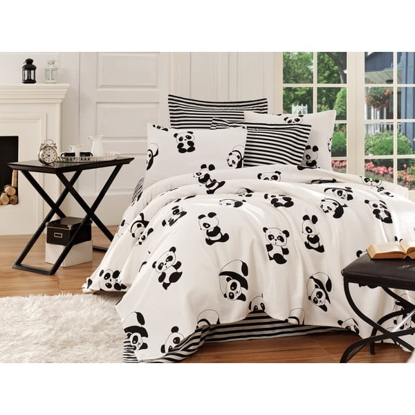 Set od pamučnog pokrivača, plahte i 2 jastučnice Garrudo Mismo-image-1