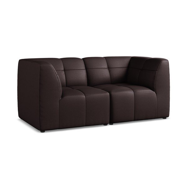 Tamno ljubičasta sofa od imitacije kože 180 cm Aloha – Makamii-image-2