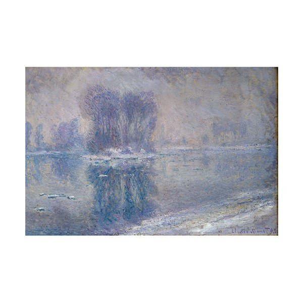 Slika Claudea Moneta - Ledene plohe, 70x45 cm