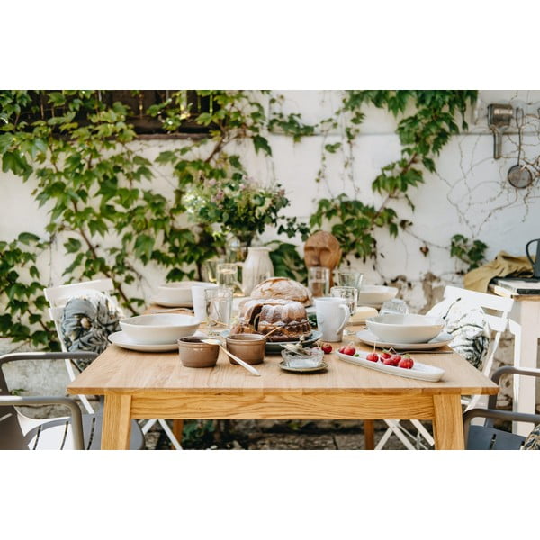 Blagovaonski stol od hrastovovine Rowico Filippa, 180 x 90 cm-image-1