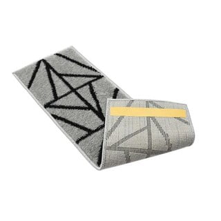Crni/sivi set tepiha za stepenice 13 kom 22x73 cm Striped – Mila Home
