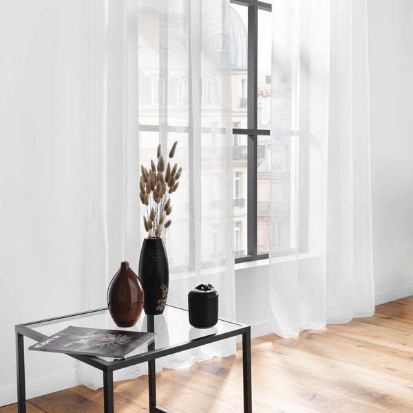 Bijela prozirna zavjesa od voila 140x240 cm Lissea – douceur d'intérieur-image-2