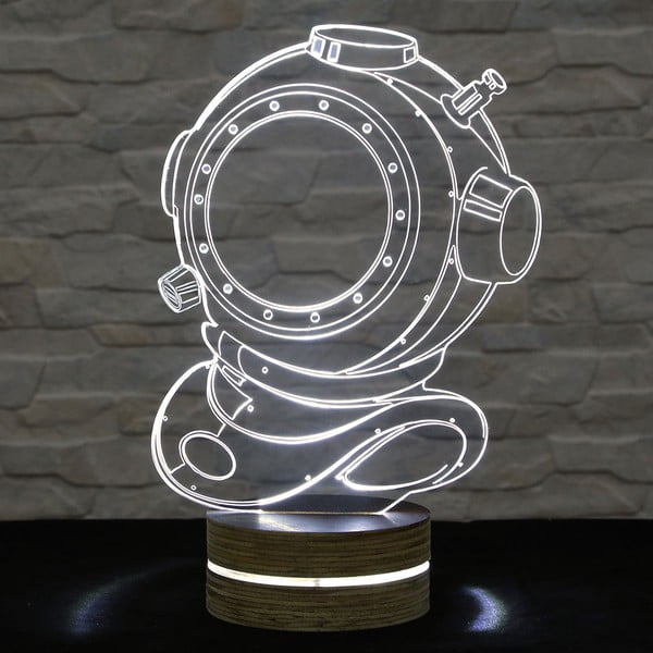 3D stolna lampa Diver
