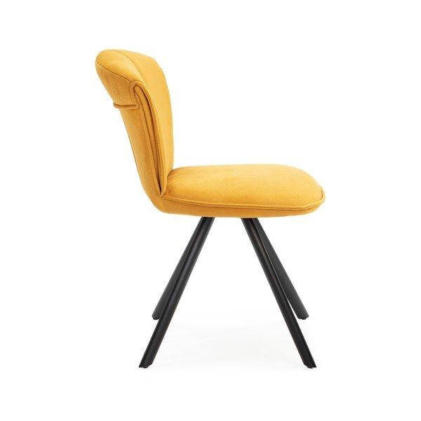 Žute blagovaonske stolice u setu 2 kom Simbra – Marckeric-image-4