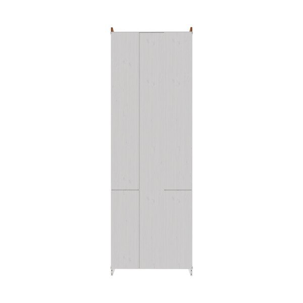 Bijeli/jantarni garderobni ormar od masivnog bora 74x223x37 cm Anita – Støraa-image-4