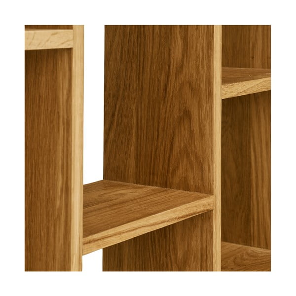 Polica s više razina od punog hrasta u prirodnoj boji 15 cm Townsville – House Nordic-image-3