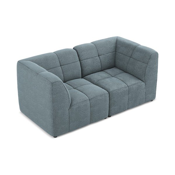 Plava sofa od bouclé tkanine 180 cm Aloha – Makamii-image-3