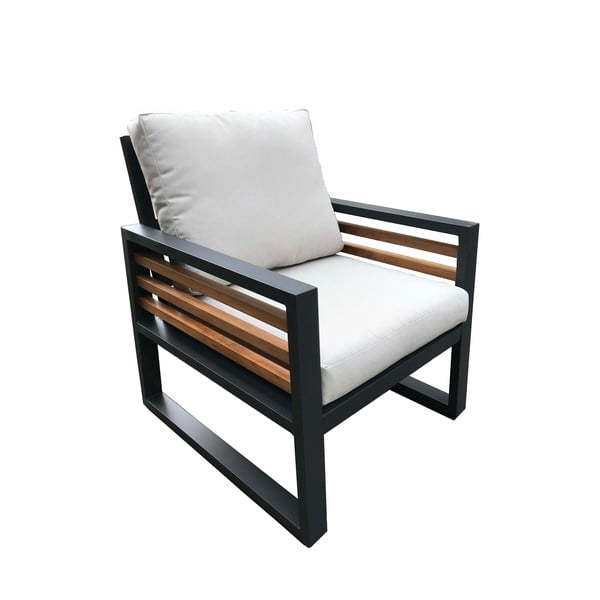 Siva vrtna garnitura aluminijska za 5 osoba Colmar – Rojaplast-image-2