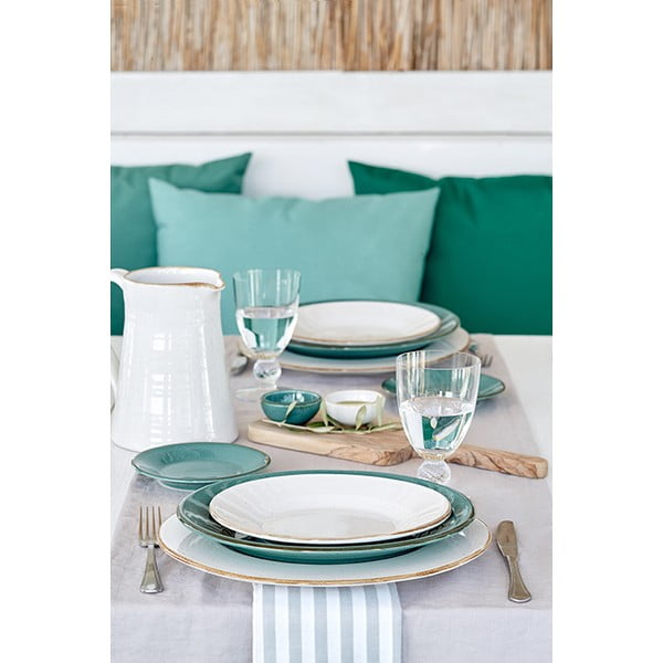 Plavi tanjur od kamenine Casafina Sardegna, ⌀ 30 cm-image-1