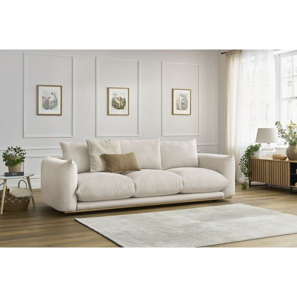 Krem sofa 265 cm Ernest – Bobochic Paris-image-1