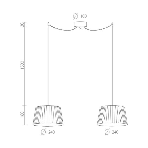 Viseća lampa Sotto Luce KAMI Elementary S 2S-image-2