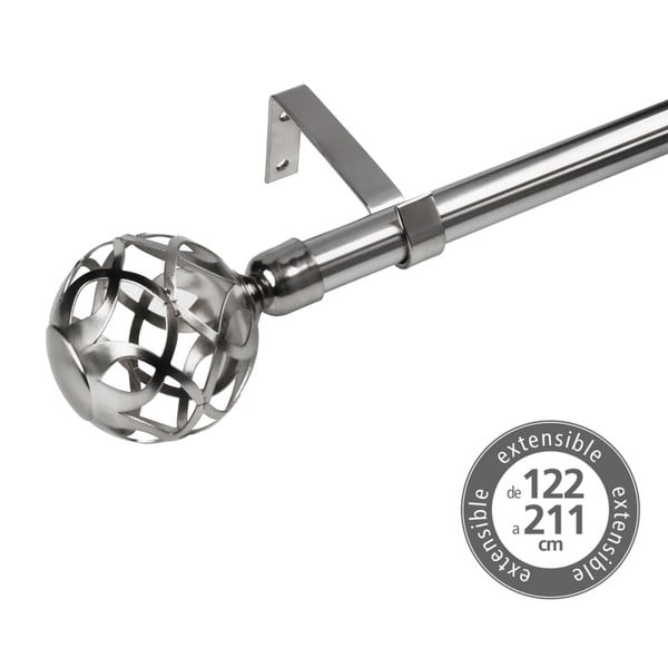 Metalna proširiva karniša 122 - 211 cm – Casa Selección-image-1