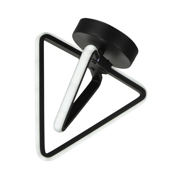 Crna metalna LED stropna svjetiljka Baris – Squid Lighting-image-3