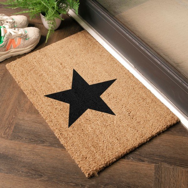 Otirač od kokosovih vlakana 40x60 cm Star – Artsy Doormats-image-1
