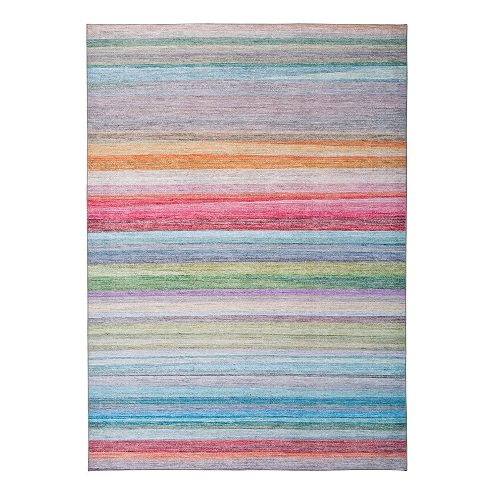 Šareni prugasti tepih s visokim udjelom pamuka Universal Exclusive, 160 x 115 cm