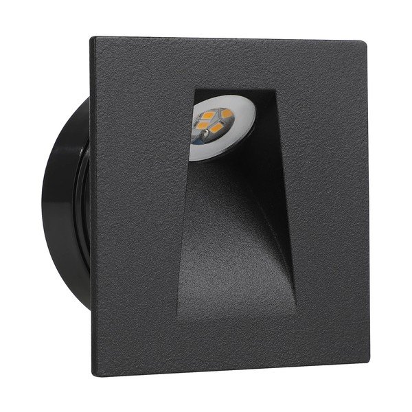 Crna LED zidna lampa MECINOS – EGLO-image-3