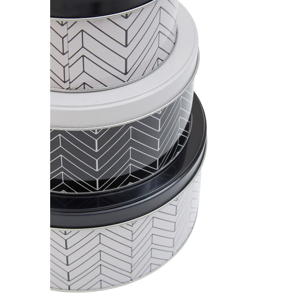 Metalne posude za namirnice u setu 3 kom za čuvanje hrane Urban – Premier Housewares-image-1