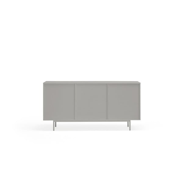 Siva/u prirodnoj boji niska komoda u dekoru hrasta 159x80 cm Sierra – Teulat-image-4