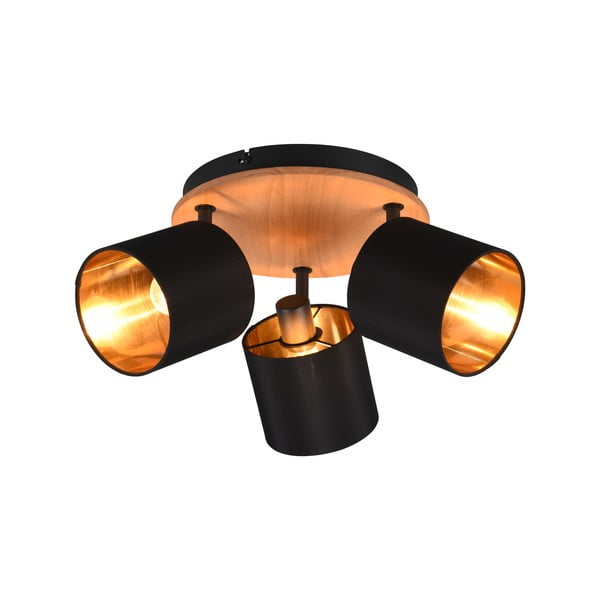 Crni/u prirodnoj boji reflektor ø 12 cm Tommy – Reality-image-2