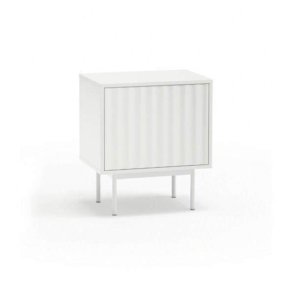 Bijeli noćni ormarić u mat dekoru Sierra – Teulat-image-2