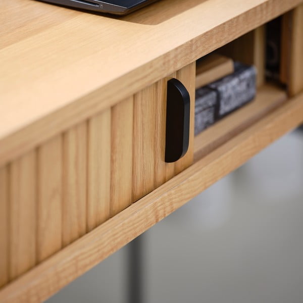 Radni stol u dekoru hrasta 60x120 cm Nola - Unique Furniture-image-3