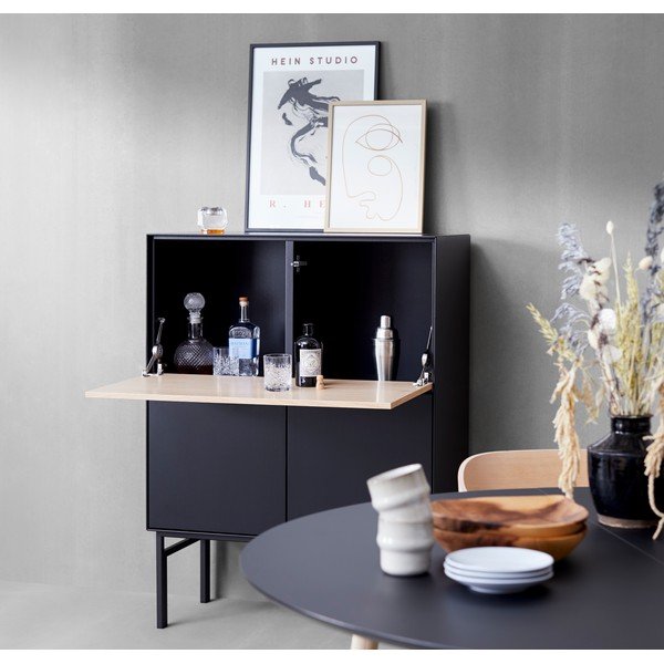 Crni ormarić za vina 91x111 cm Edge by Hammel - Hammel Furniture-image-1