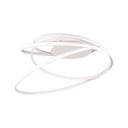 Bijela LED stropna svjetiljka s metalnim sjenilom Nala – Trio Select