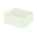 Bijela kutija za pohranu iDesign Eco, 21,3 x 21,3 cm