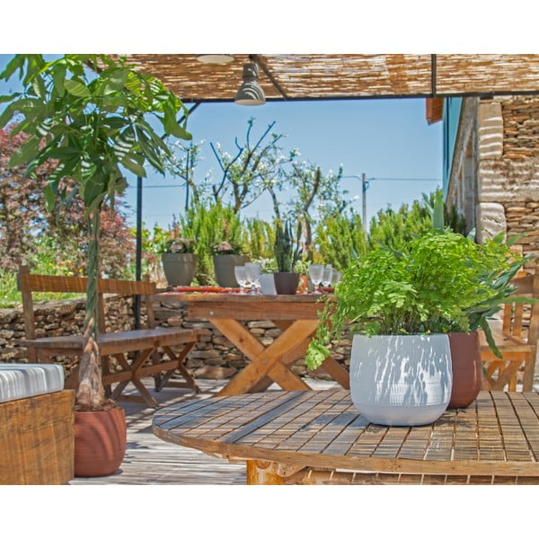 Keramička ručno rađena tegla za cvijeće ø 20 cm Aura – Artevasi-image-3