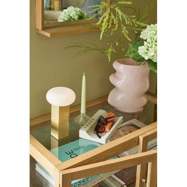 Krem uredski organizator za dopisnice od polyresina Kanso – Hübsch-image-4