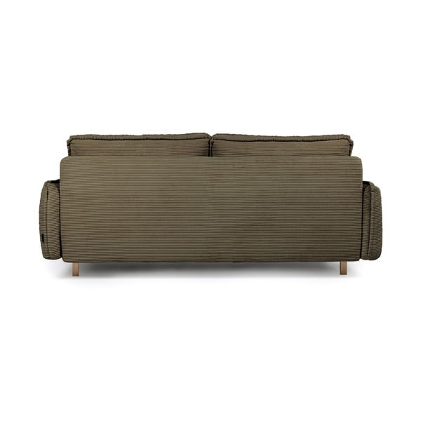 Zelena sklopiva sofa od samta 218 cm Tori – Bonami Selection-image-4