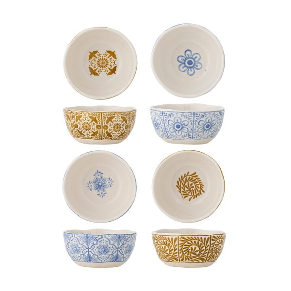 Plave/narančaste zdjelice u setu 4 kom od kamenine 200 ml Milton – Bloomingville-image-2