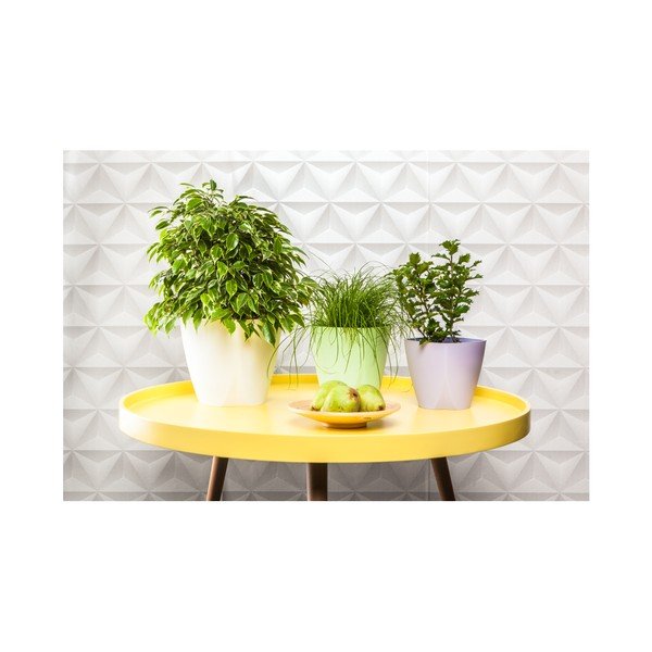 Svijetlo žuta posuda za cvijeće Plastia Camay, ø 18,5 cm-image-1