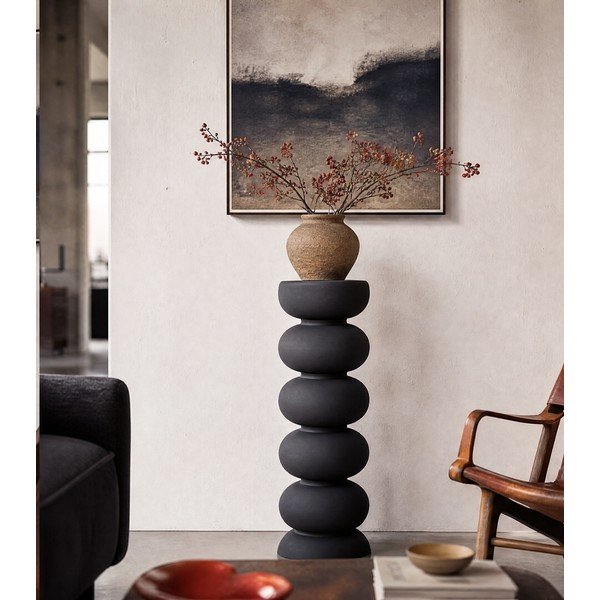 Metalni okrugao pomoćni stol ø 35 cm Kobodo – Light & Living-image-1